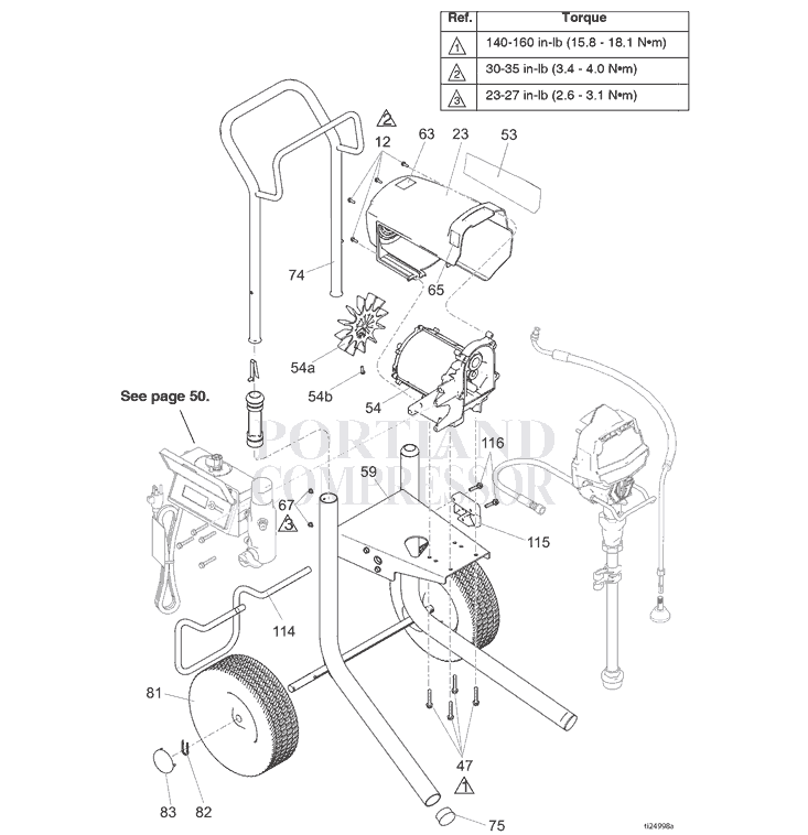 Graco ST Parts Breakdown 234127