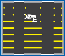 Graco LineLazer Auto-Layout parking lot striping