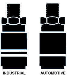 Industrial and automotive styled couplers