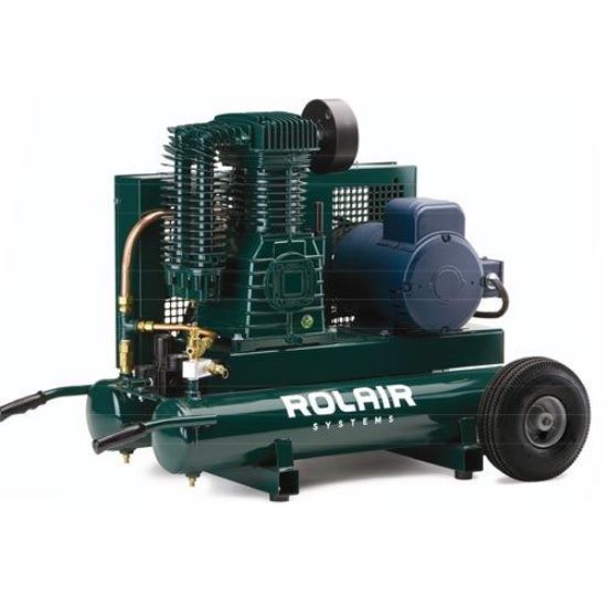 Rol-Air 5230K30CS 5hp 2 Stage Portable Electric Wheelbarrow Air Compressor