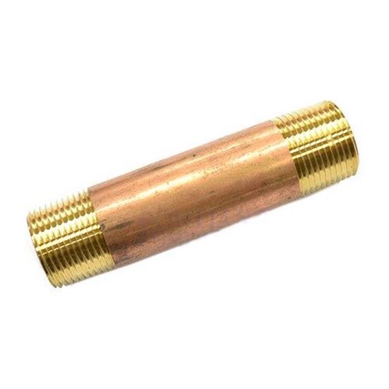 Picture of 3/4" X 4" Brass Nipple