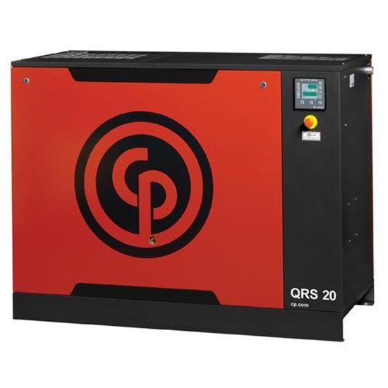Picture of Chicago Pneumatic 20HP Base Mount Rotary Screw Air Compressor with Dryer