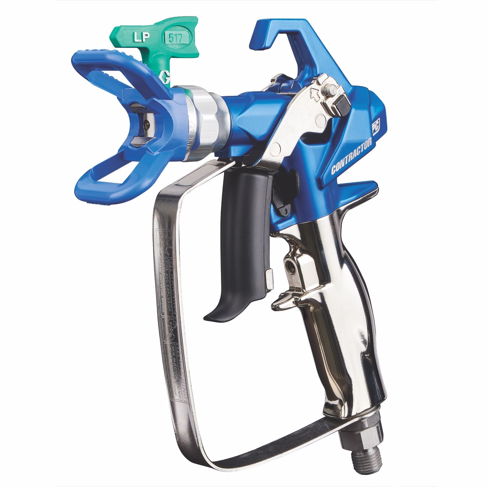 Graco 17y043 Contractor Pc Airless Spray Gun With Rac X Lp 517 Switchtip
