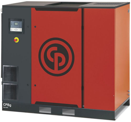 Picture of Chicago Pneumatic CPBg D 40 - 40hp Gear Drive Rotary Screw Compressor with Dryer 175 ACFM at 125 PSIG