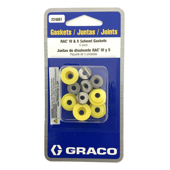 Picture of Rac 5 Yellow Solvent Gasket Seal Kit, 5 Pack