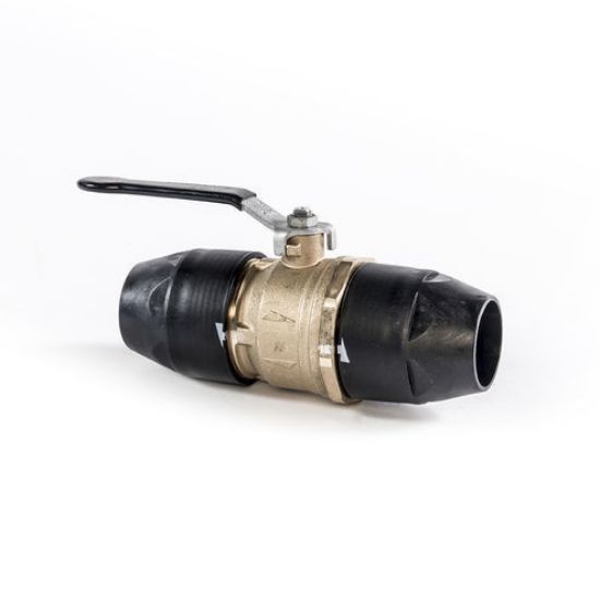 Picture of 40mm Ball Valve for 1.5" AIRnet Anodized Aluminum Air Compressor Piping
