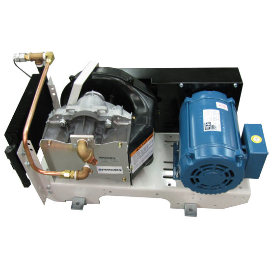 Picture of Powerex SBS1307 3HP Oilless Scroll Air Compressor, Baseplate, 8.8cfm, 230v 1 Phase