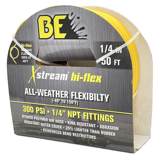 Picture of BE 42.010.031 Xstream Hi-Flex Air Hose, 1/4" X 50', 1/4" npt