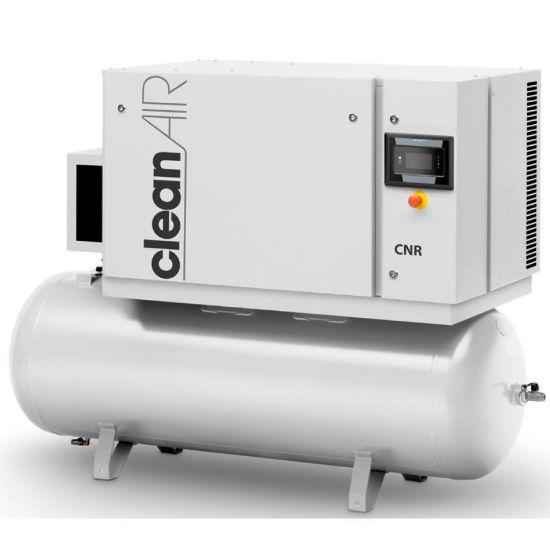 Picture of Chicago Pneumatic 7.5hp Oil Free Quiet Air Compressor, CleanAIR Piston Oilless, 23.3cfm, 71 Gallon Tank Mounted145psi, CNR 75