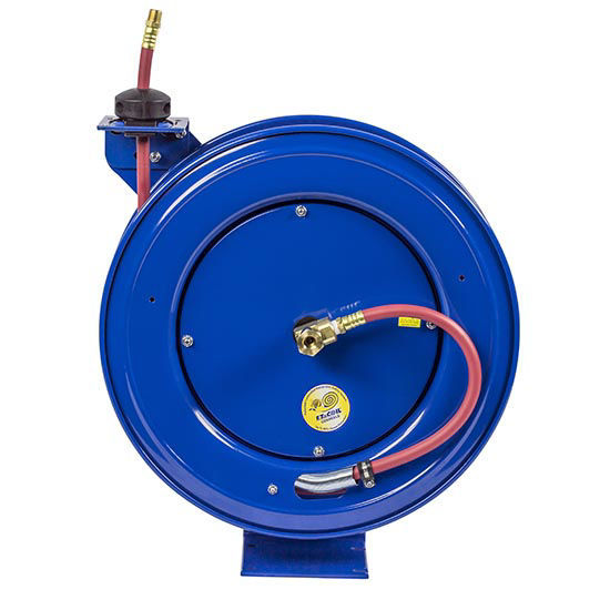 Coxreels EZ-SH-550 Ez-Coil HD Safety Hose Reel W/ Hose 55Ft 1-5