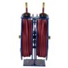 Picture of COXREELS C-LP-125-125 Dual Purpose Air Compressor Hose Reel with Spring Rewind, Two .25" x 25' Air Compressor Hose