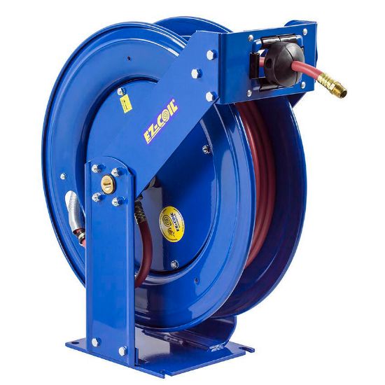 COXREELS EZ-TSH-3100 Supreme Duty 3/8 x 100' Truck Mount Air Compressor  Hose Reel with Spring Driven EZ-Coil Rewind