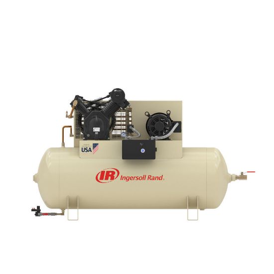 Picture of Ingersoll Rand 7100E15-VP 15HP Value Plus Package Two Stage Cast Iron Air Compressor, 460/3/60