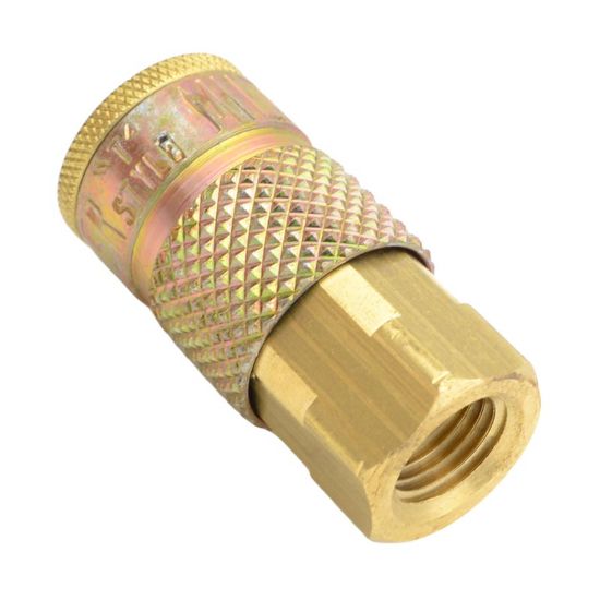 Picture of Milton Industries 785, 1/4" FNPT Female T-Style Compressor Quick Connect Fitting Coupler