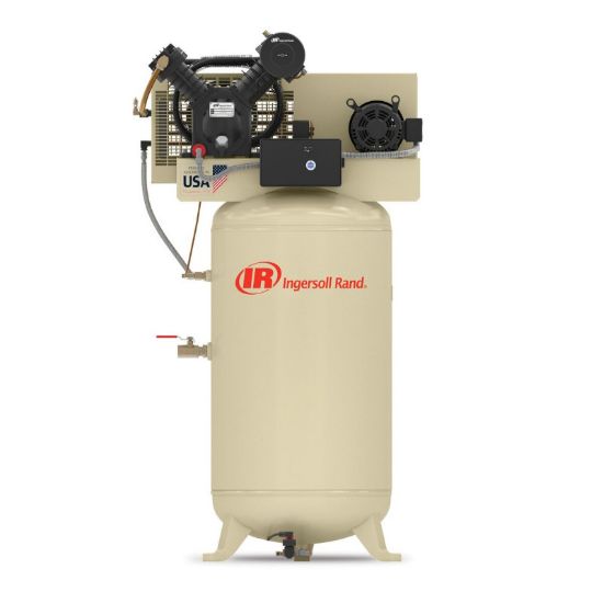 2475N7.5-P Two Stage 7.5HP 80 Gallon Air Compressor 3 phase 230v