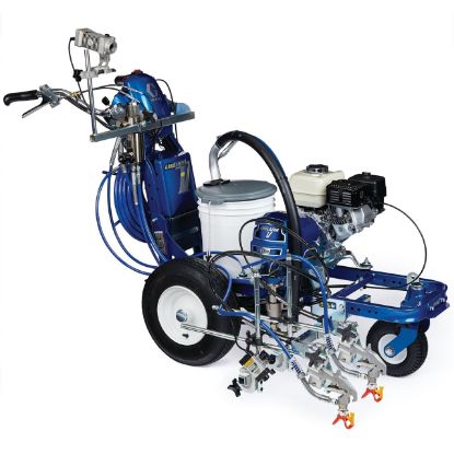 Picture of Graco LineLazer V 3900 HP Automatic Series Gas Airless Line Striper, 2 Auto Guns, LazerGuide 2000