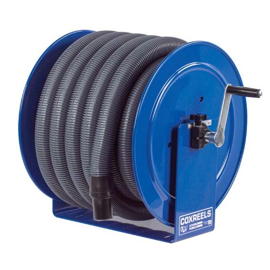 Coxreels V-112H-730 Hand Crank Vacuum Hose Reel, 1.25 x 30' Hose Included