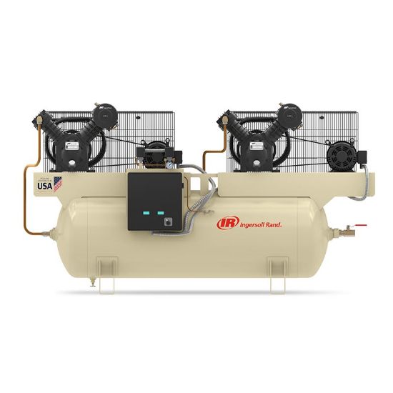 Ingersoll Rand 2-2475E7.5-V 15hp Duplex Air Compressor
