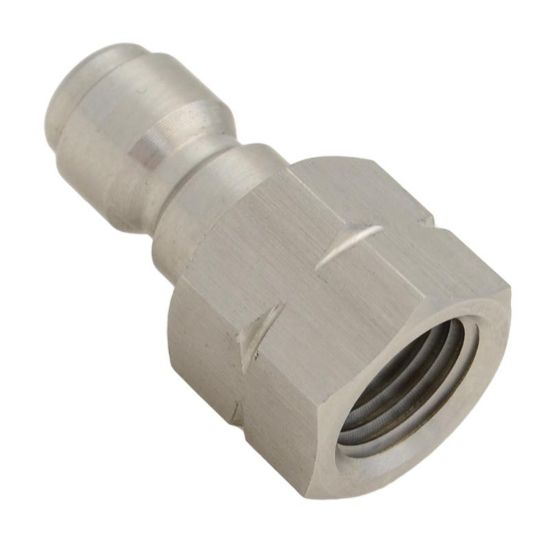 Picture of Stainless Steel 1/4" Quick Connect Plug FNPT