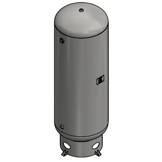 Picture of Samuel A10325 80 Gallon Vertical Air Receiver Tank, 200psi Max Pressure, 69" x 20"