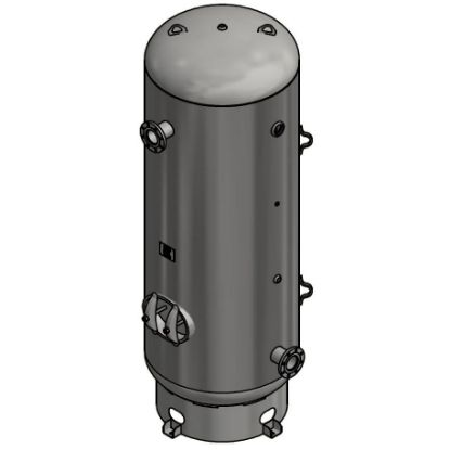 Picture of Samuel C100898-X 1,550 Gallon Vertical Air Receiver Tank, 165psi Max Pressure, 54"x166"