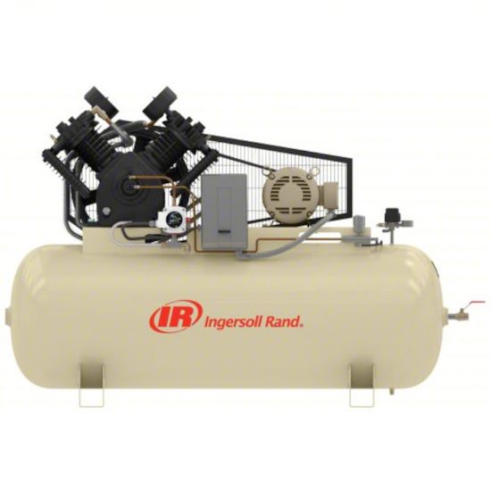 Picture of Ingersoll Rand 447PE10-P 10hp Premium Pressure Lubricated Compressor 36 cfm 208v 3Ph, 120 Gallon