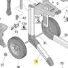 Picture of Graco 17L088 Right Leg Kit Cart
