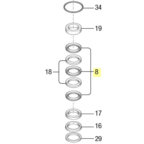 Picture of Graco 192693 V-Packing Piston