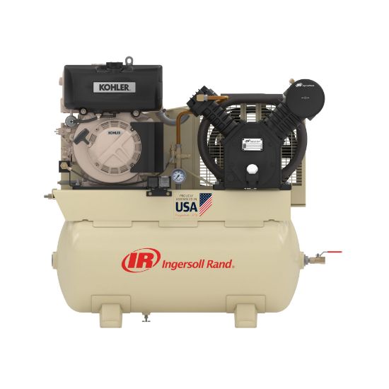 Picture of Ingersoll Rand 2475F10DK 10hp Diesel Driven Kohler Truck Mount Reciprocating Air Compressor
