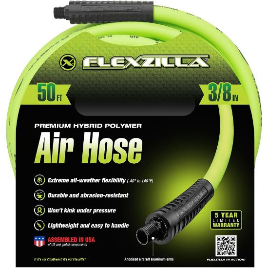 Picture of Legacy FlexZilla Air Compressor Hose - 3/8" X 50', 1/4"npt