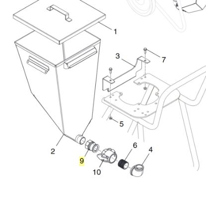 Picture of Graco 120307 Hose Adapter Fitting Male