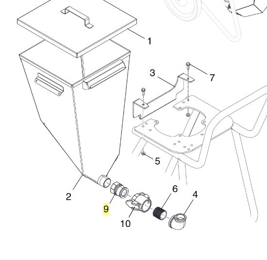 Picture of Graco 120307 Hose Adapter Fitting Male