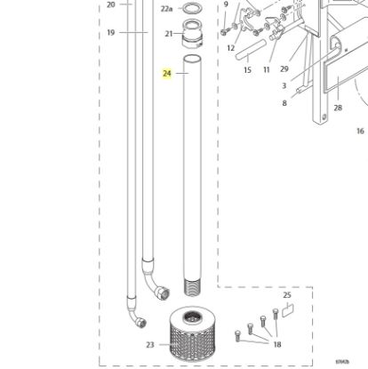 Picture of Graco 15H254 Inlet Tube