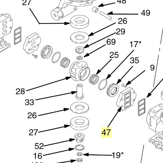 Picture of Graco 169584 Air Valve Plate