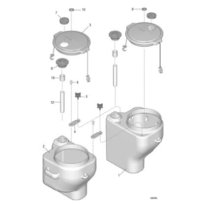 Picture of Graco 25N622 Dual 12 Gal Hoppers Kit For LineLazer V 200DC, 200MMA