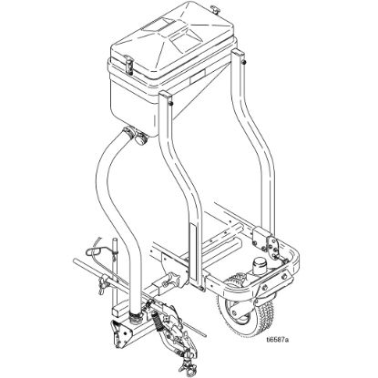 Picture of Graco Complete EZ Bead System - One 6" Dispenser For LineLazer V 250SPS/DC