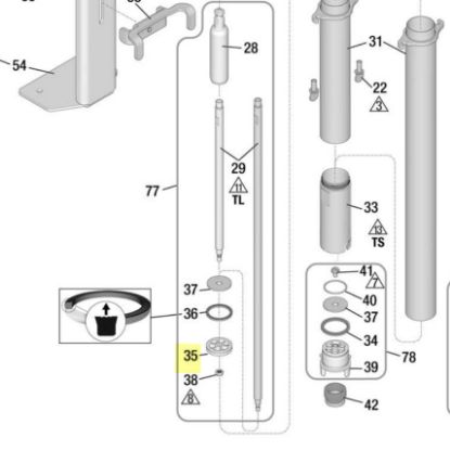 Picture of Graco 18C891 Seal Housing Piston