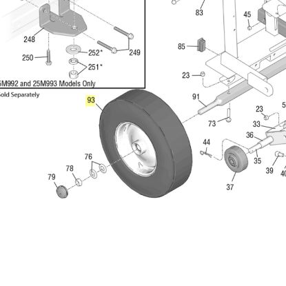 Picture of Graco 111020 Pneumatic Wheel