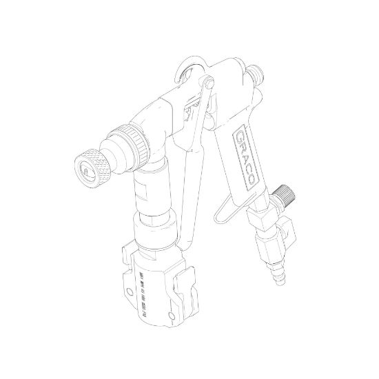 Picture of Graco 24R054 STX Air Spray Trigger Texture Gun