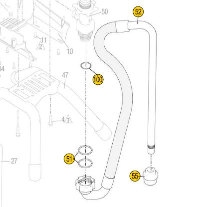 Picture of Graco 20B438 Suction Hose Assembly