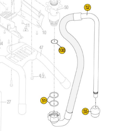 Picture of Graco 20B438 Suction Hose Assembly