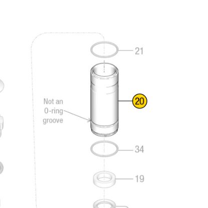 Picture of Graco 2001527 Pump Cylinder Replacement for Ultra 695/795 XT Standard