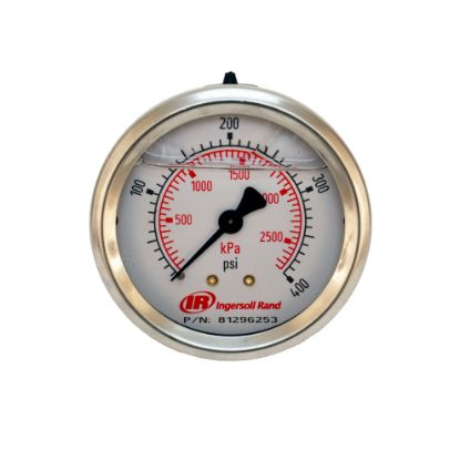 Picture of Ingersoll Rand OEM 81296253 LIquid Filled Gauge for 2475F13GH
