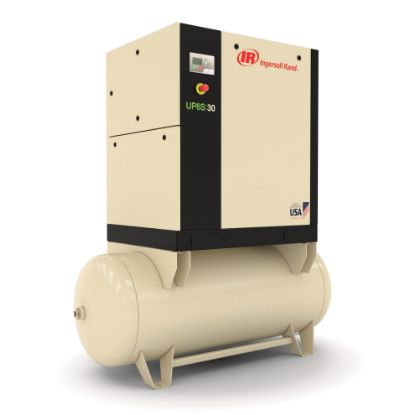 Picture of Ingersoll Rand UP6S-20-150 20hp Rotary Screw Air Compressor, 120 Gallon Tank, 72 cfm@ 150psi