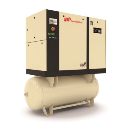 Picture of Ingersoll Rand UP6S-30-143 TAS 30hp 120 Gallon Rotary Screw Compressor with Dryer, 107cfm @ 143psi