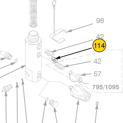 Picture of Graco 104813 Steel Pipe 3/8M Plug