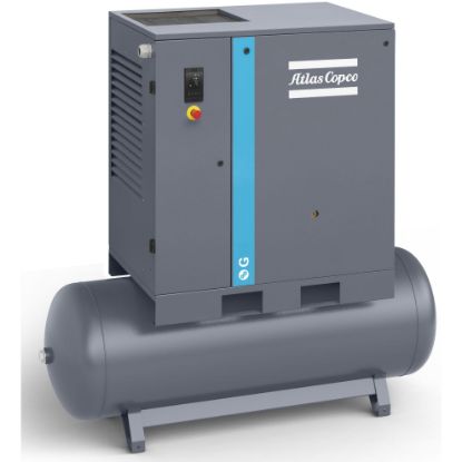 Picture of Atlas Copco G22P-125 30HP Rotary Screw Air Compressor with 132 Gallon Tank, 114cfm, 8153335823