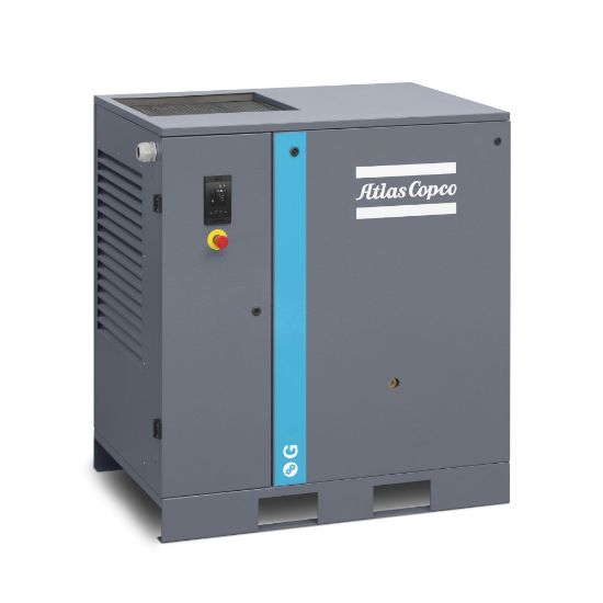 Picture of Atlas Copco G22P-125 FM 30HP Rotary Screw Air Compressor, Frame Mount, 114cfm, 8153335799