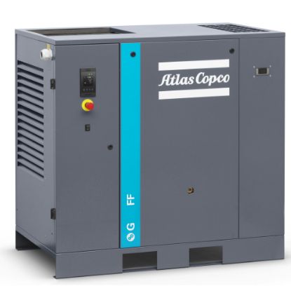 Picture of Atlas Copco G15L FF-125 FM 20HP Rotary Screw Compressor with Dryer, No Tank, 82cfm, 8153335851
