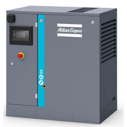 Picture of Atlas Copco GA7P-125 FM 10HP Rotary Screw Air Compressor, No Tank, Tri-Voltage 42cfm 8153136907